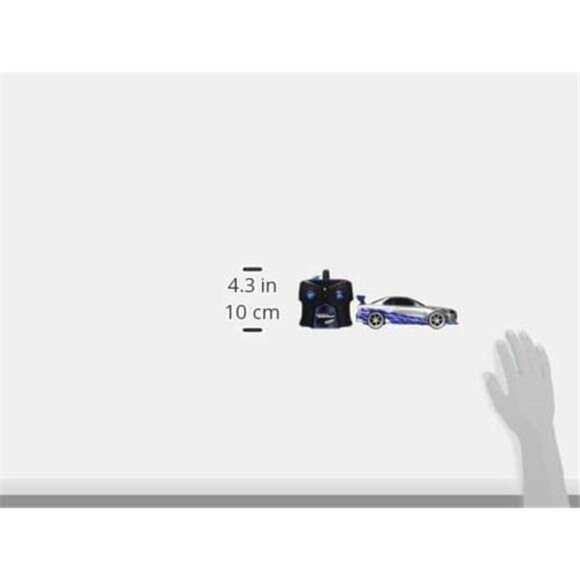 Fast & Furious 1:24 2002 Nissan GT-R R34 Remote Control Car RC with 2.4GHz, Toys - Picture 6 of 7